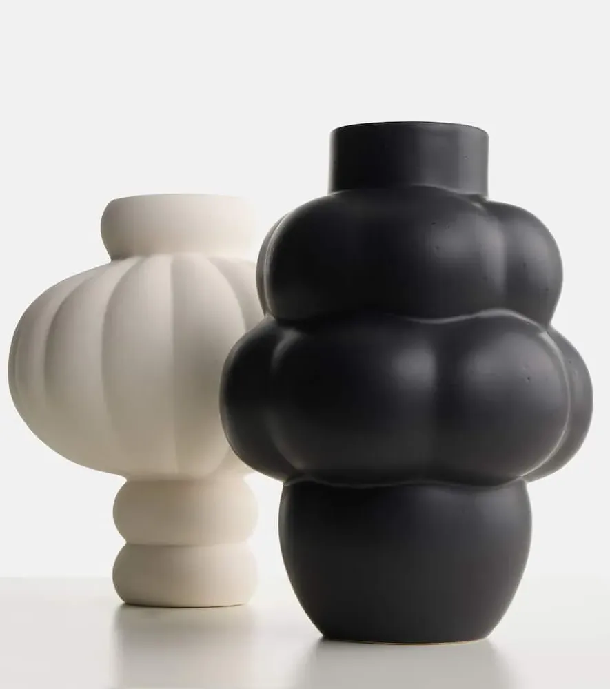 Balloon Ceramic Vase - Black
