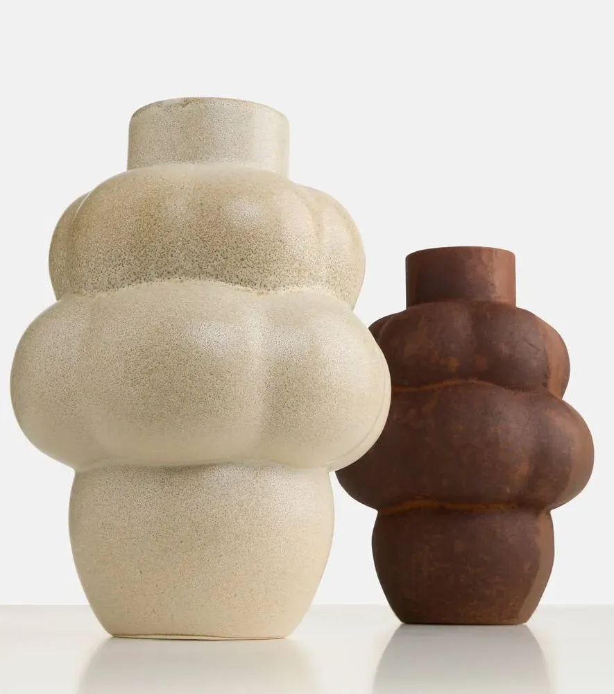 Balloon Object 005 Cast Iron Vase - Brown