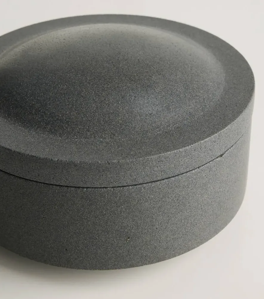 Gallery Object 07 Stoneware Container - Black