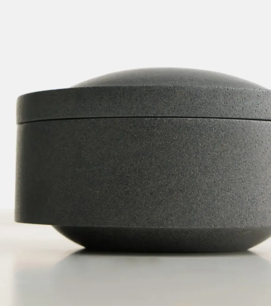 Gallery Object 07 Stoneware Container - Black