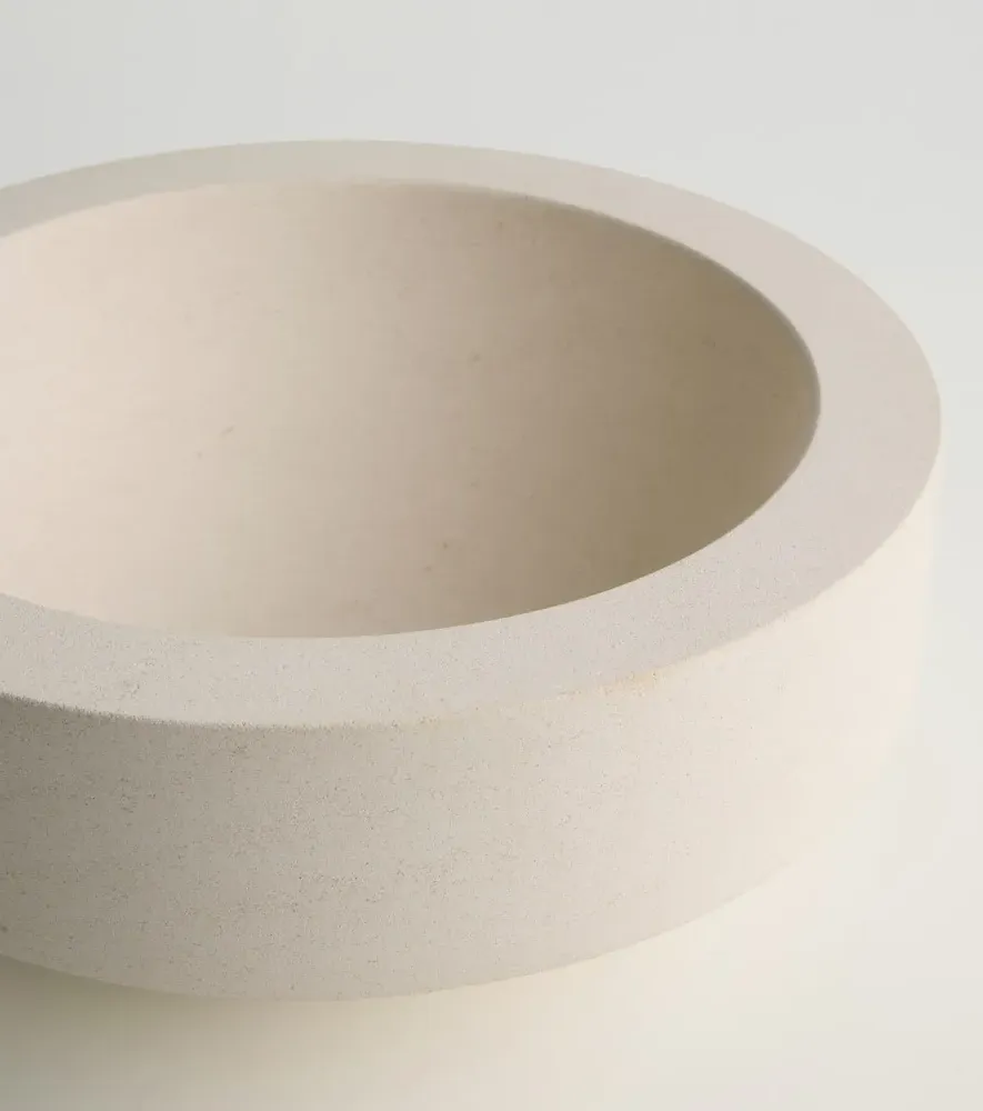 Gallery Object Bowl - Beige, Limestone
