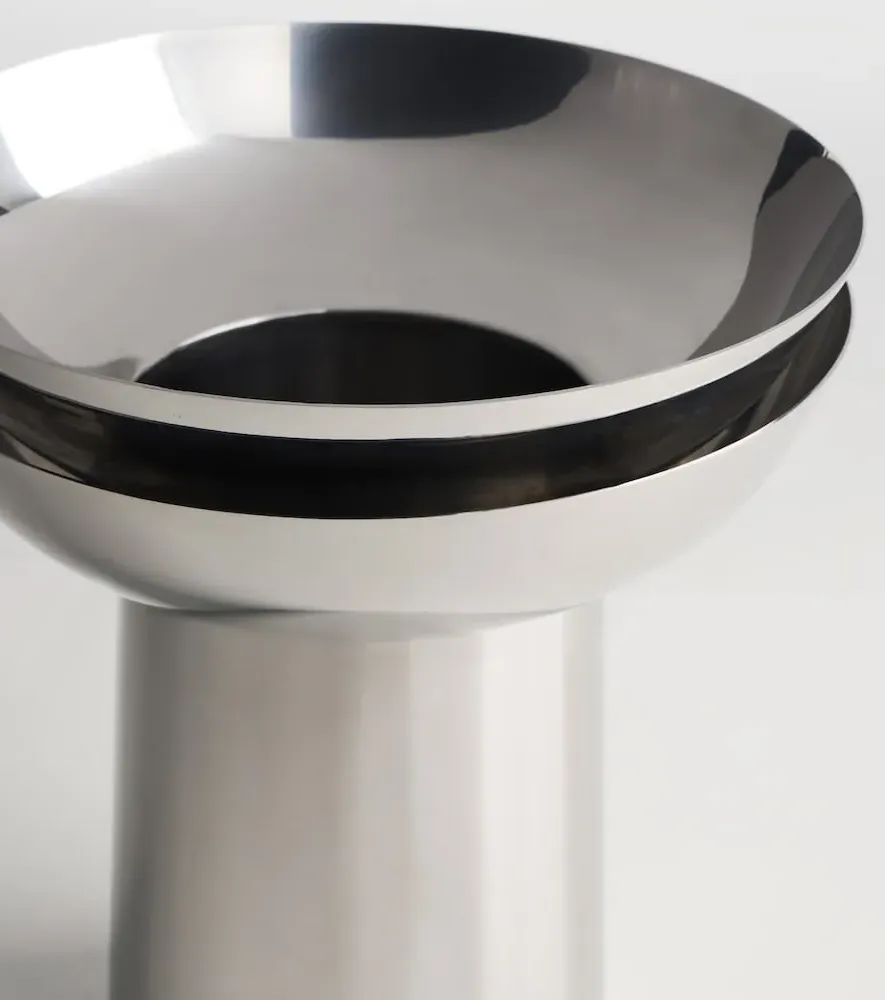 Fountain 02 Vase - Polished Stainless Steel by Mytheresa, image 2