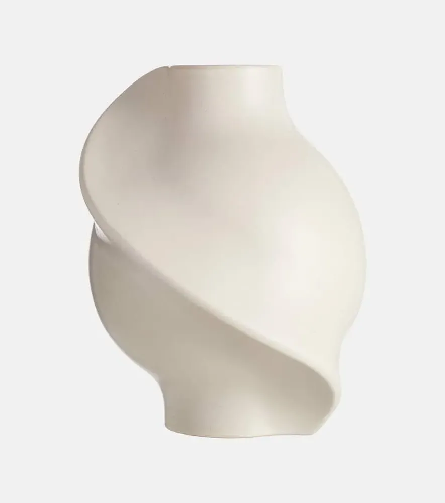 Pirout 02 Ceramic Vase - Beige
