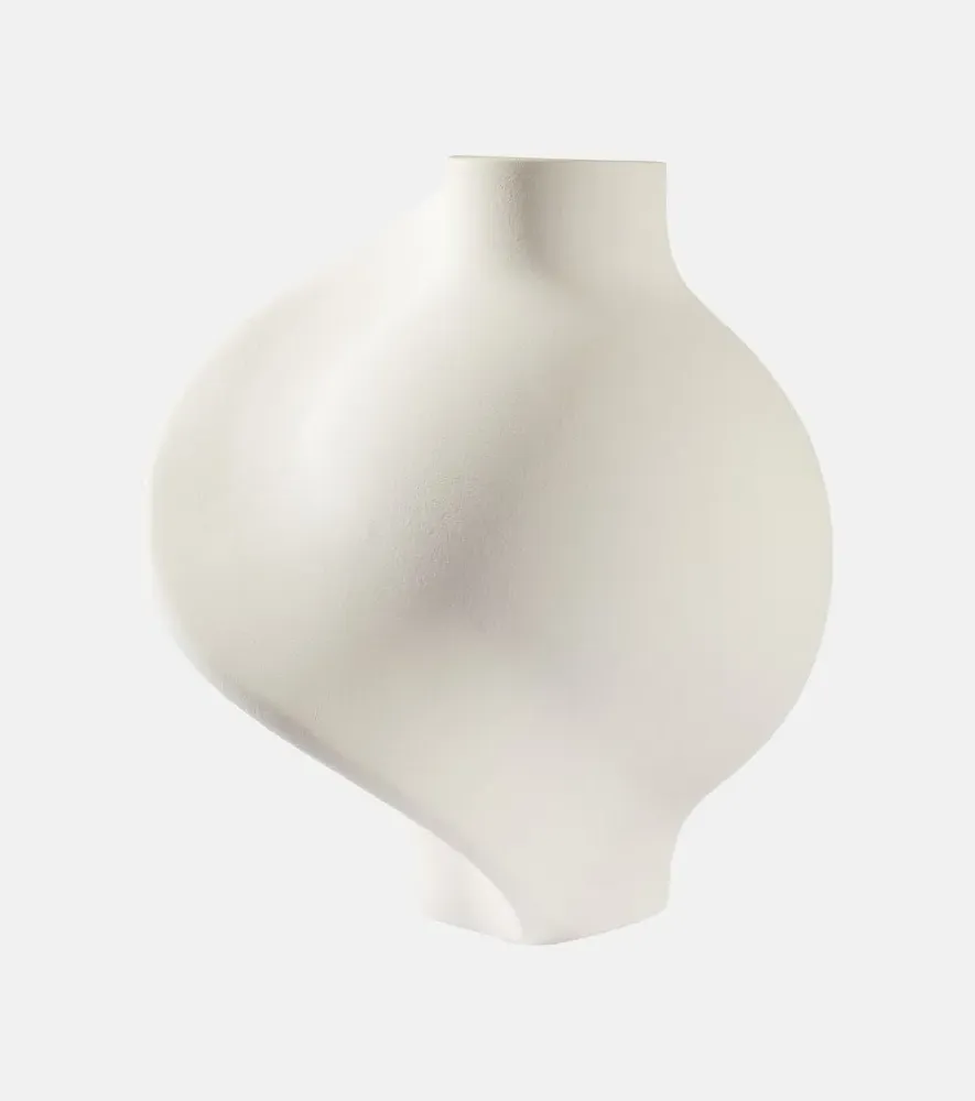 Pirout Ceramic Vase - White