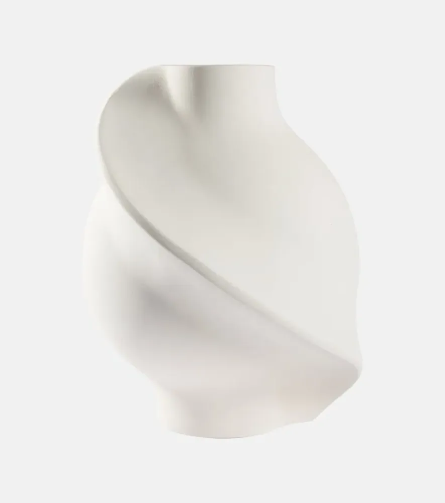 Pirout Ceramic Vase - White