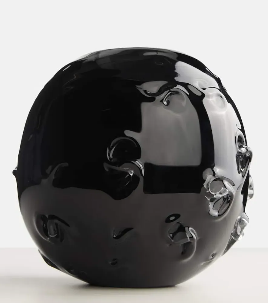 S. R. Glass Vase - Black image