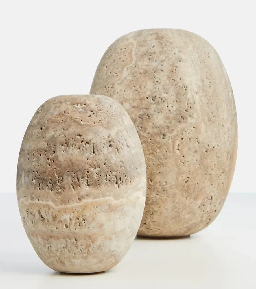 Dado Medium Marble Vase - Grey