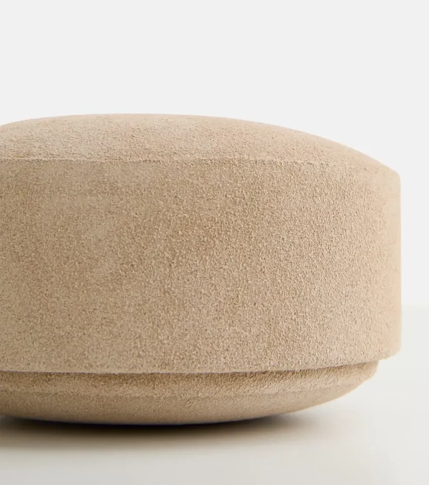 Pastille Box - Beige, Suede