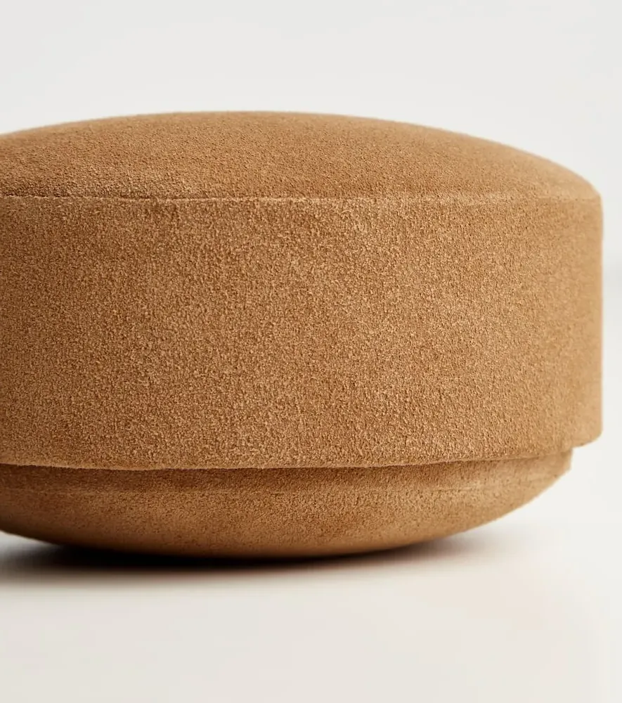 Suede Box - Brown, Leather