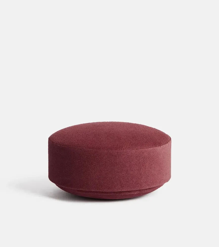 Suede Box - Burgundy, Leather