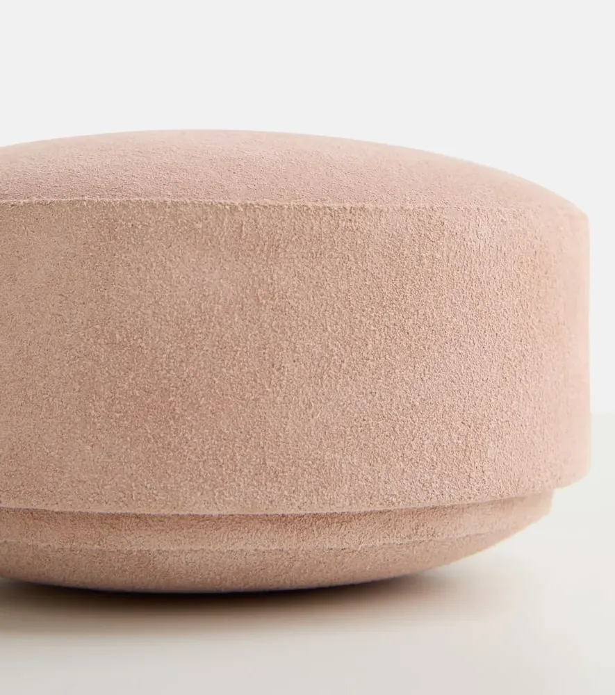 Pastille Storage Container - Pink, Suede