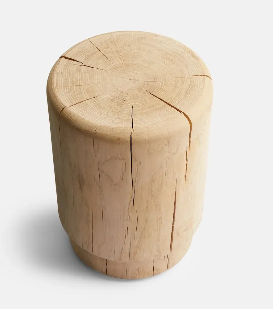 Tabou Oak Stool - Beige