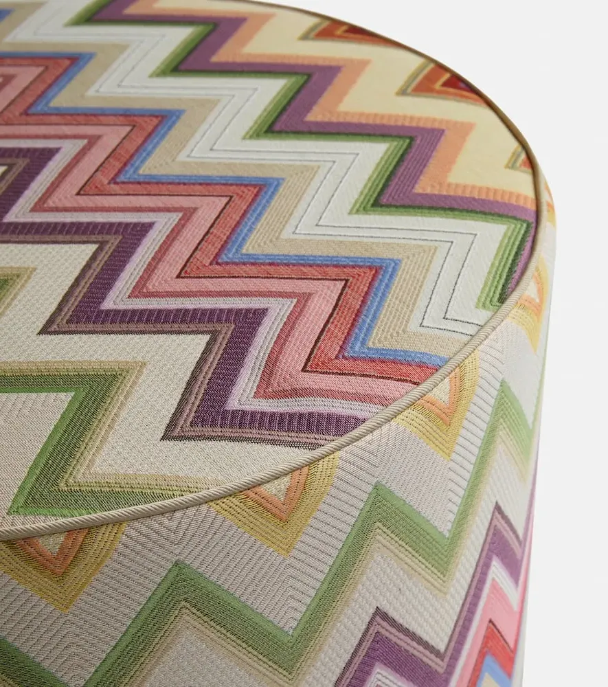 Agadir Pouf - Multicolored, Cotton image