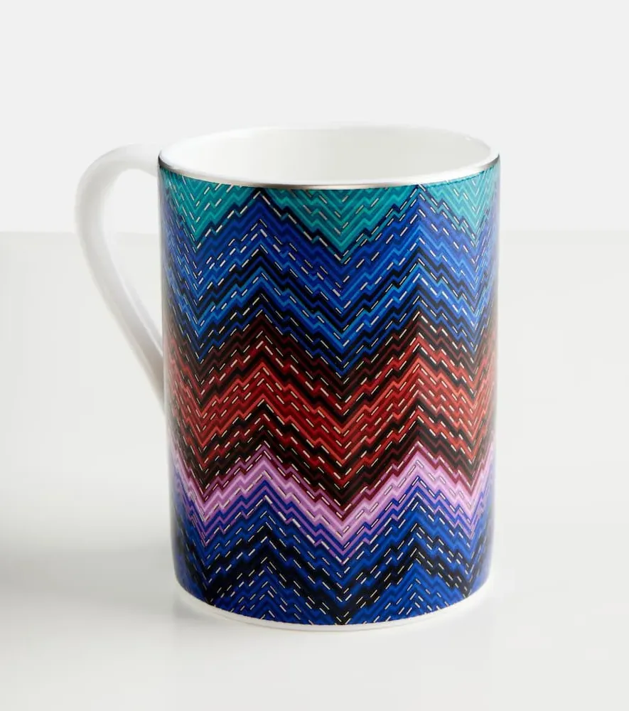 Starlight Zigzag Porcelain Mug - Multicolor image