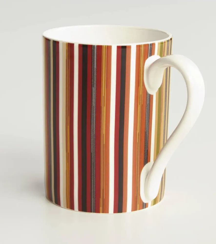 Stripes Jenkins Mug - Multicoloured, Porcelain