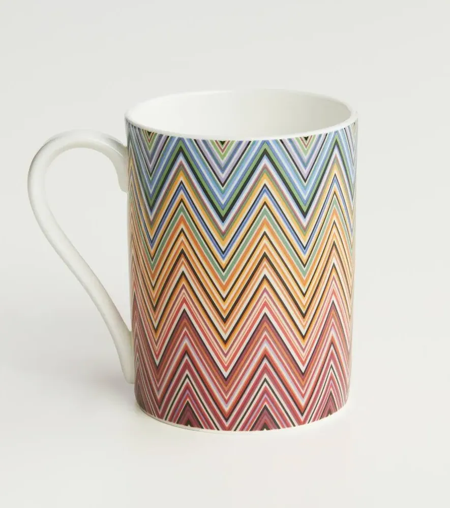 Zig Zag Jarris Mug - Multicolor, Porcelain