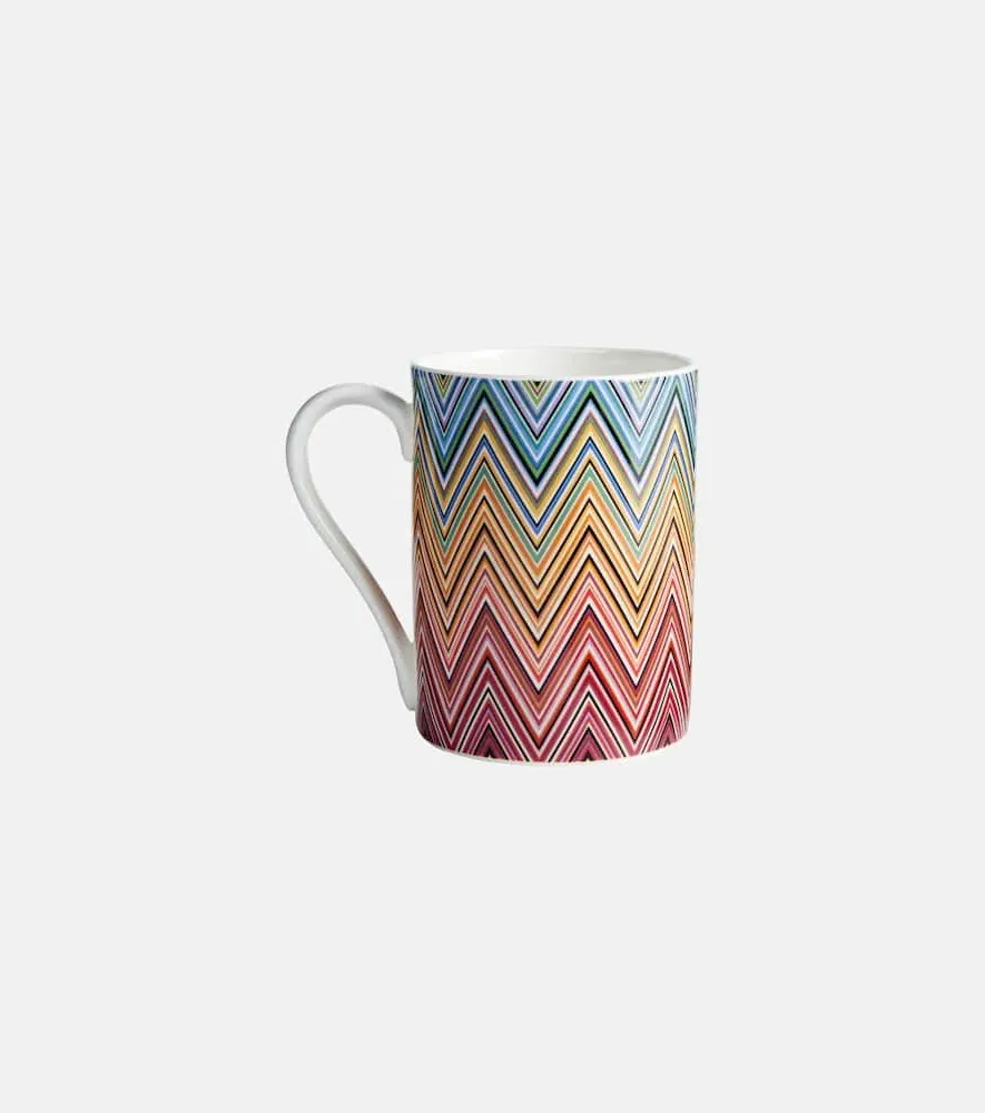 Zig Zag Jarris Mug - Multicolor, Porcelain