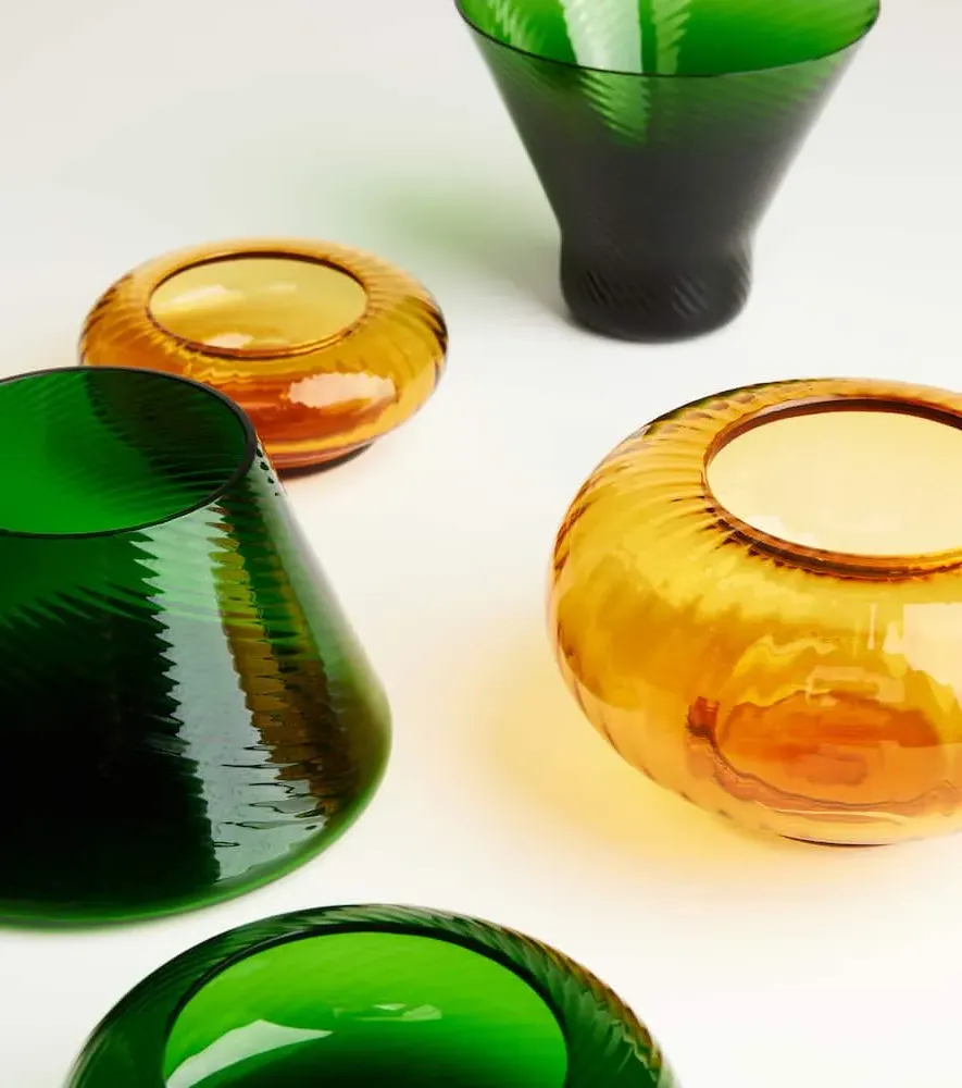 Issey Set of 5 Bowls - Multicolored, Murano Glass