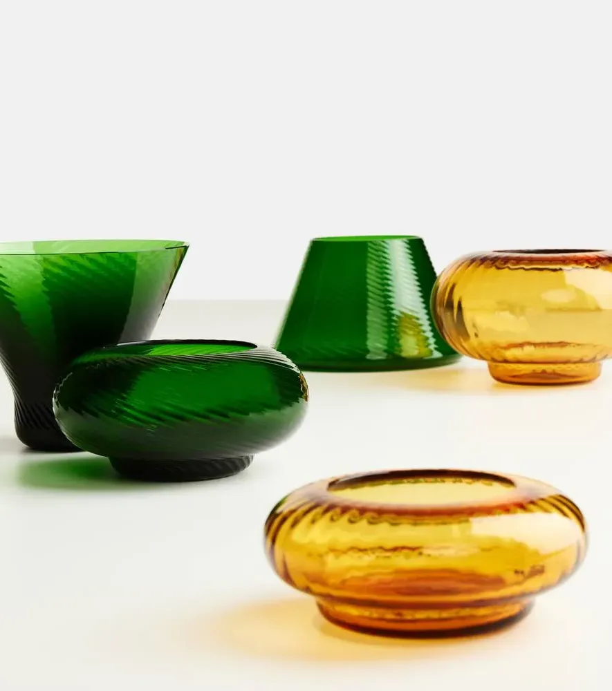 Issey Set of 5 Bowls - Multicolored, Murano Glass