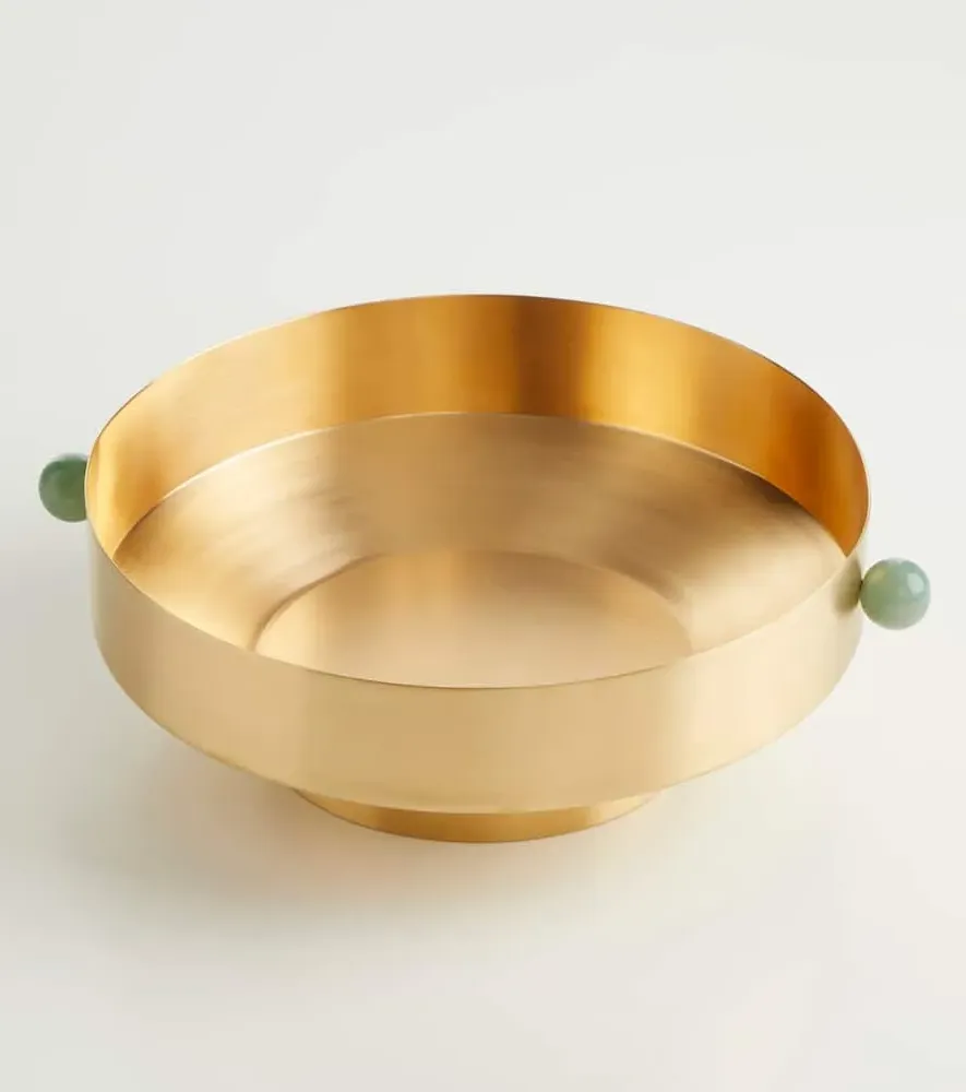 Fruit Bowl - Gold, Brass