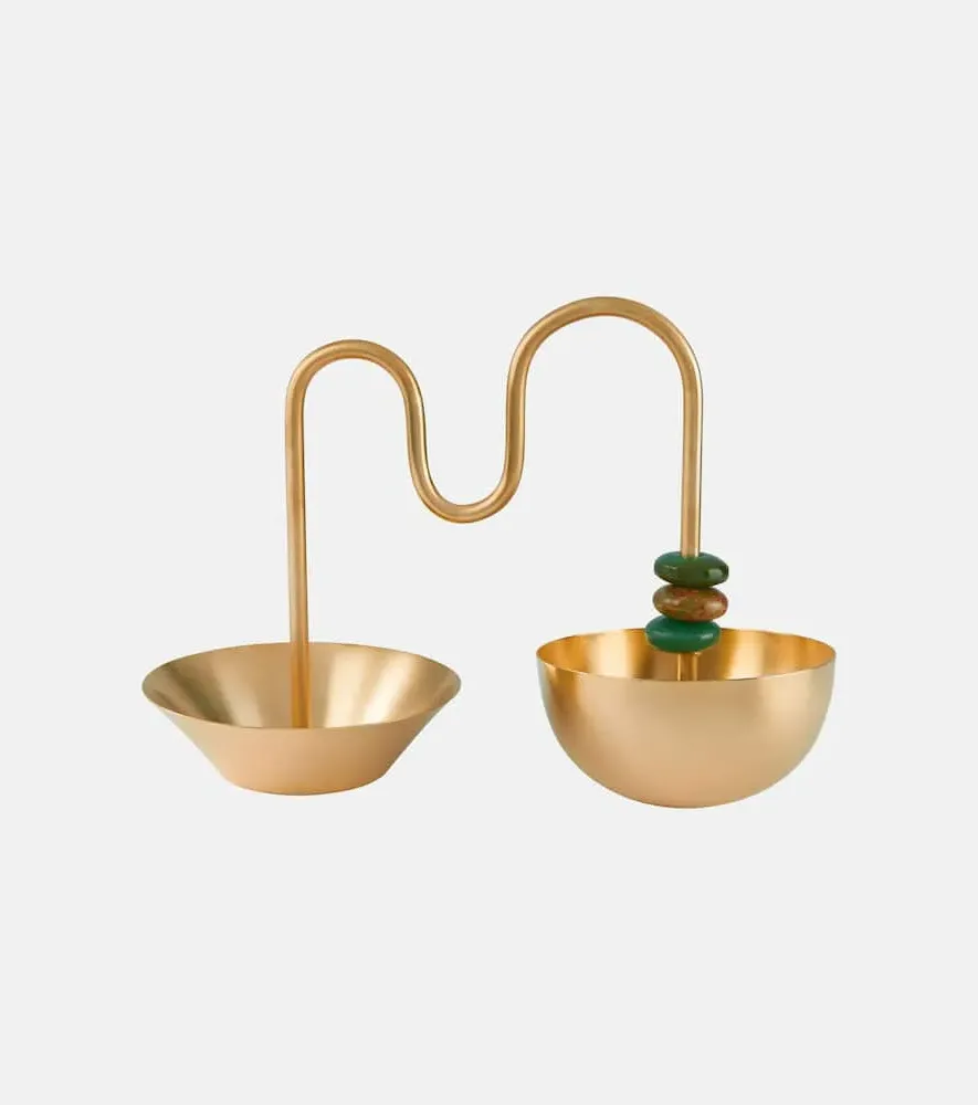 Set of 2 Bowls - Gold, Brass