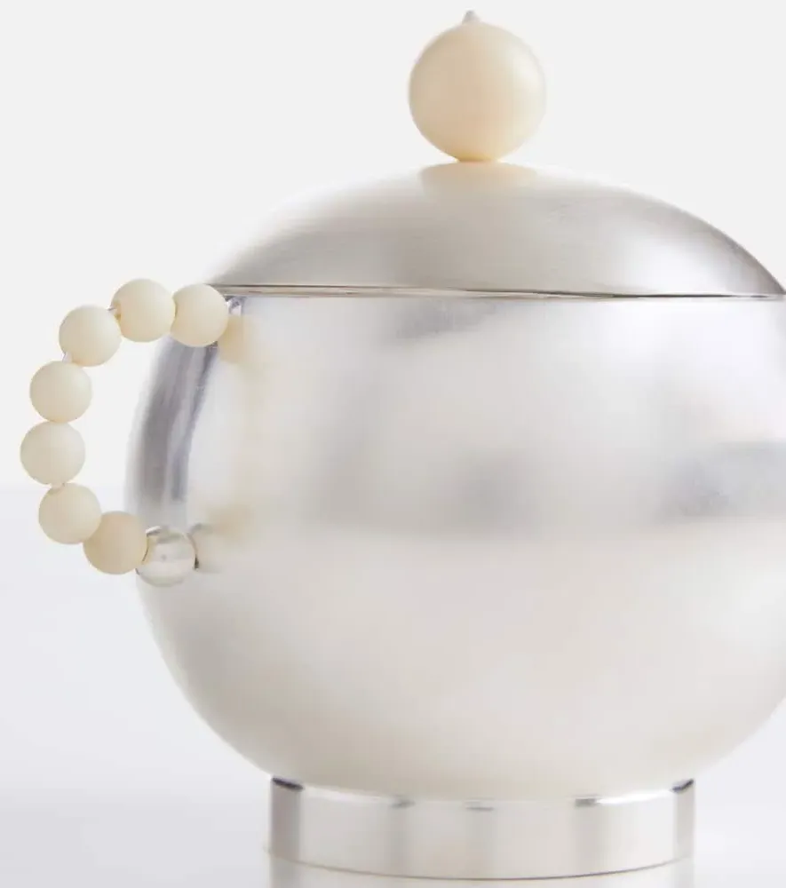 Sugar Perlina Container - Silver, Brass