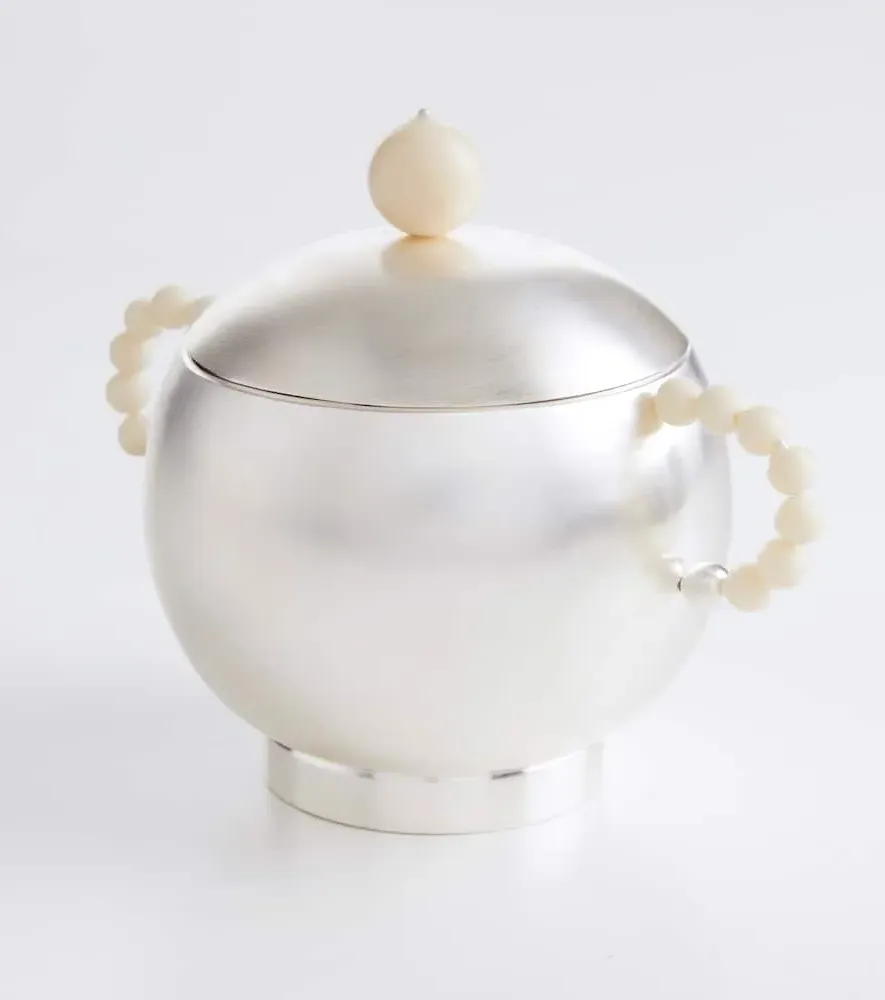 Sugar Perlina Container - Silver, Brass image