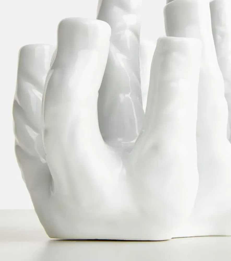 Coral Reef Vase - White, Porcelain image