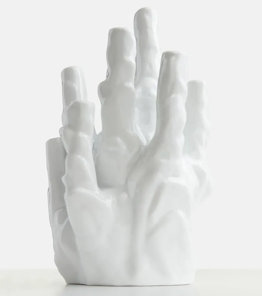 Coral Small Vase - White, Porcelain