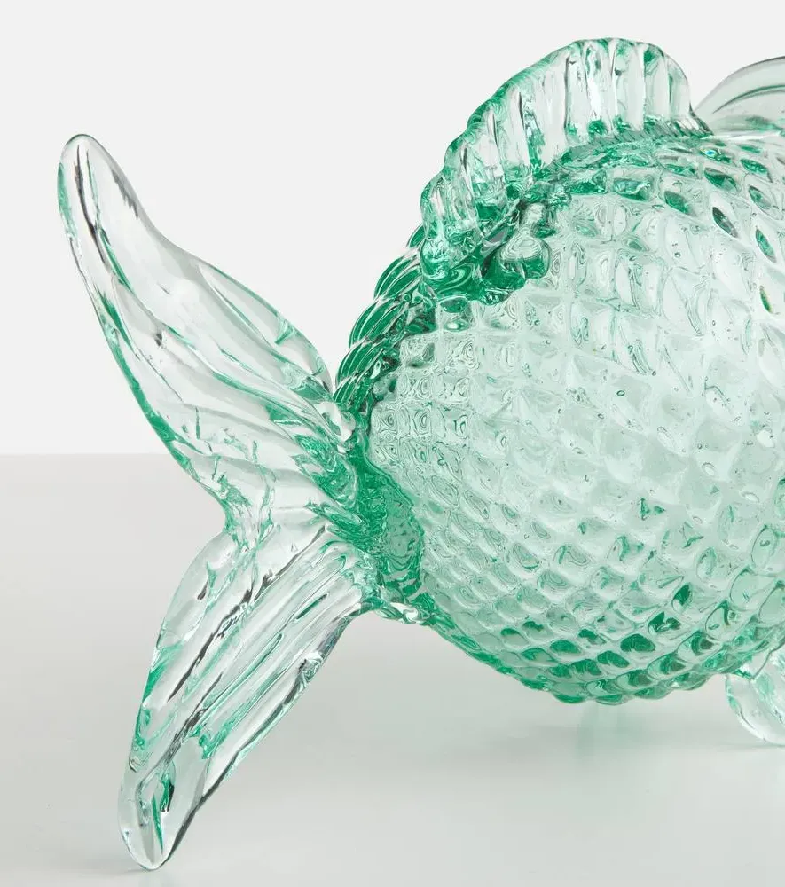 Fat Fish Jar - Light Blue, Glass