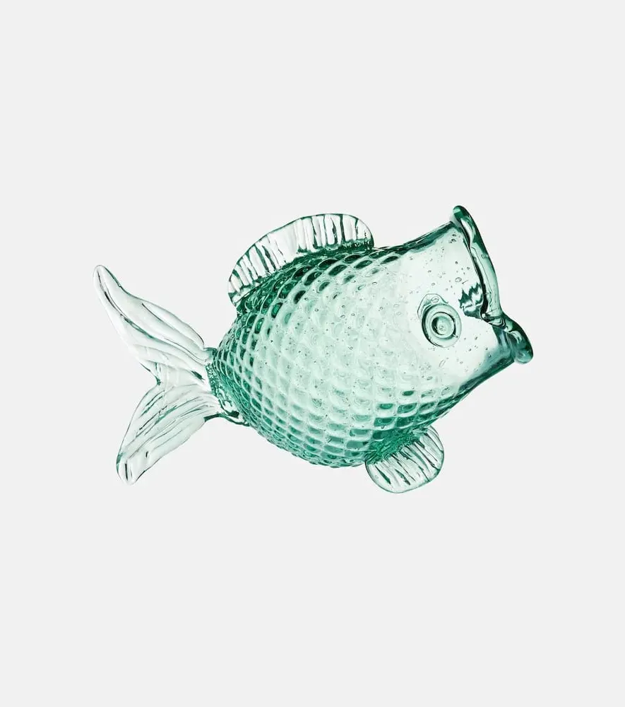 Fat Fish Jar - Light Blue, Glass