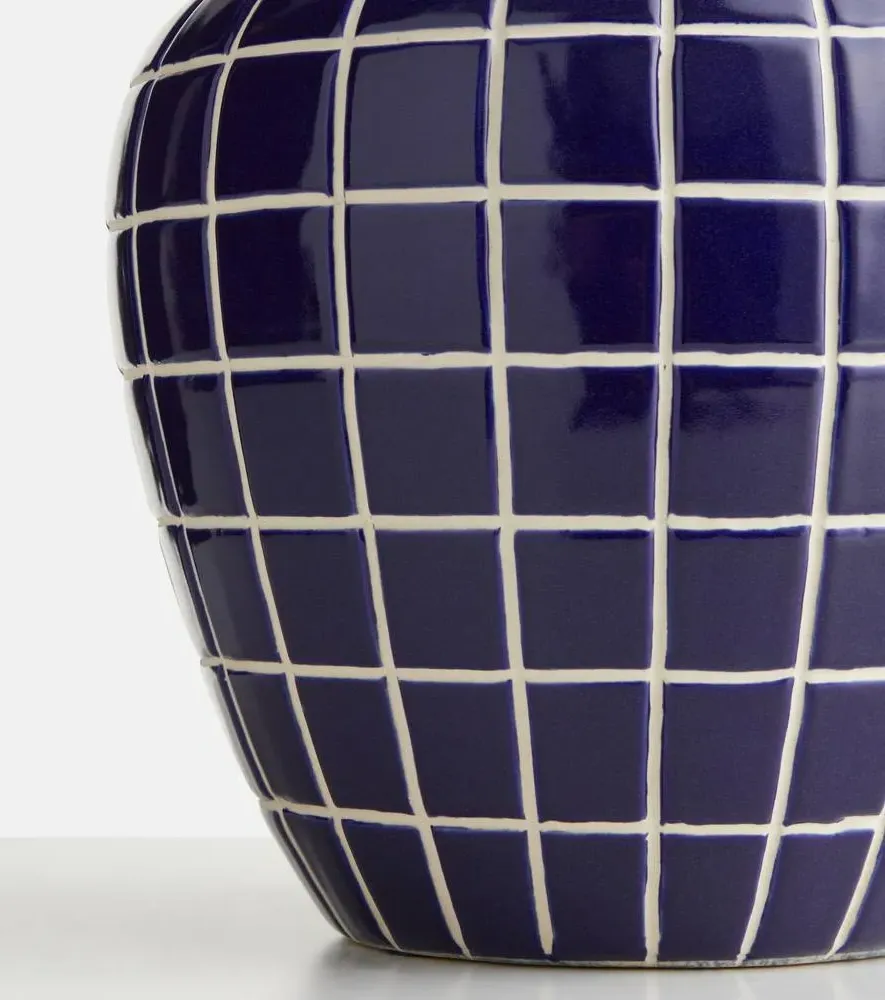 Hamam Small Ceramic Vase - Blue