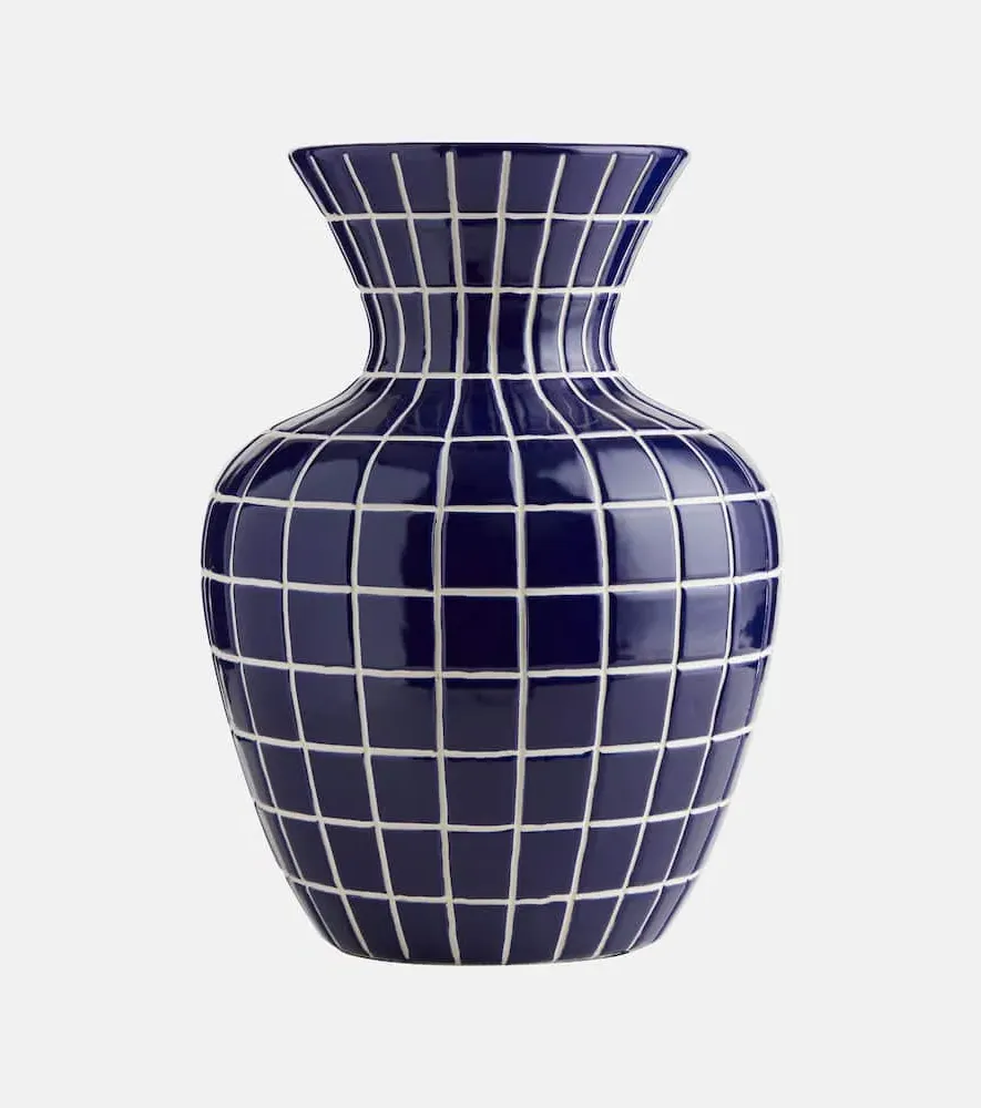 Hamam Small Ceramic Vase - Blue