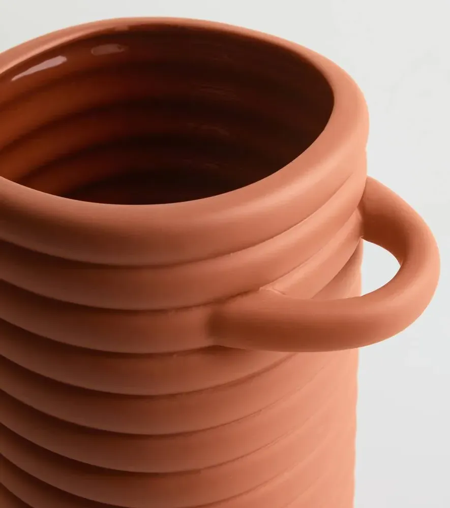 Namobo Small Plant Pot - Terracotta, Ceramic