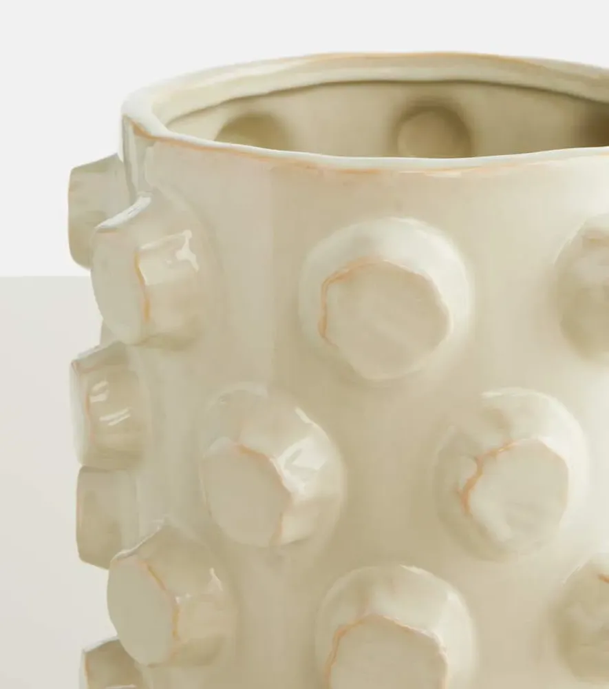 Studio Cuno Structure Medium Vase - White, Stoneware