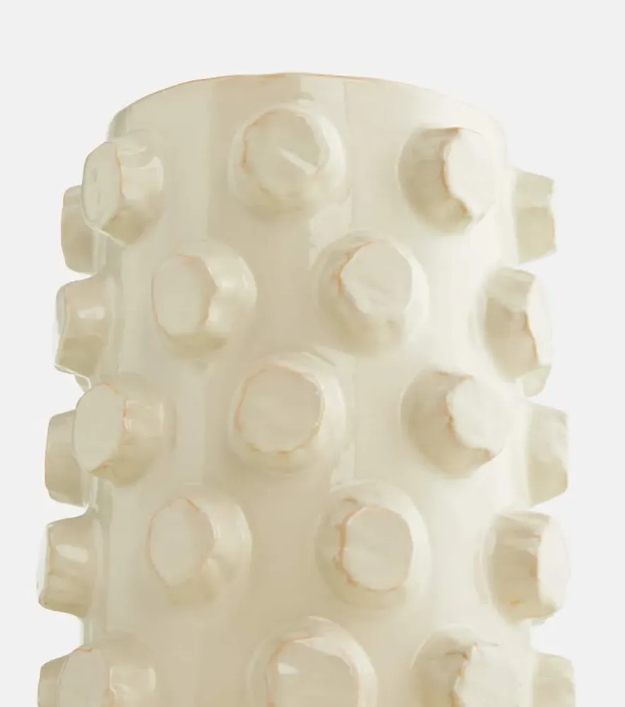 Studio Cuno Structure Medium Vase - White, Stoneware