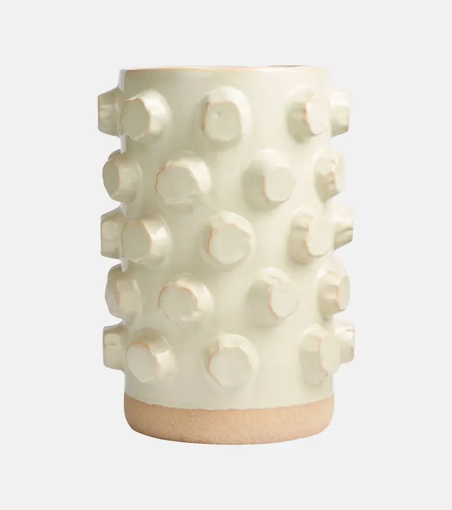 Studio Cuno Structure Medium Vase - White, Stoneware