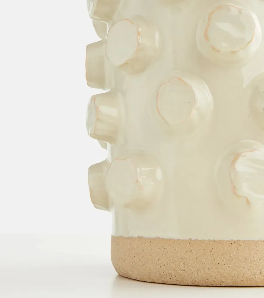 Studio Cuno Structure Medium Vase - White, Stoneware image