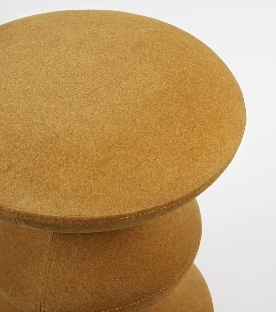 Zig Zag Stool - Yellow, Iron