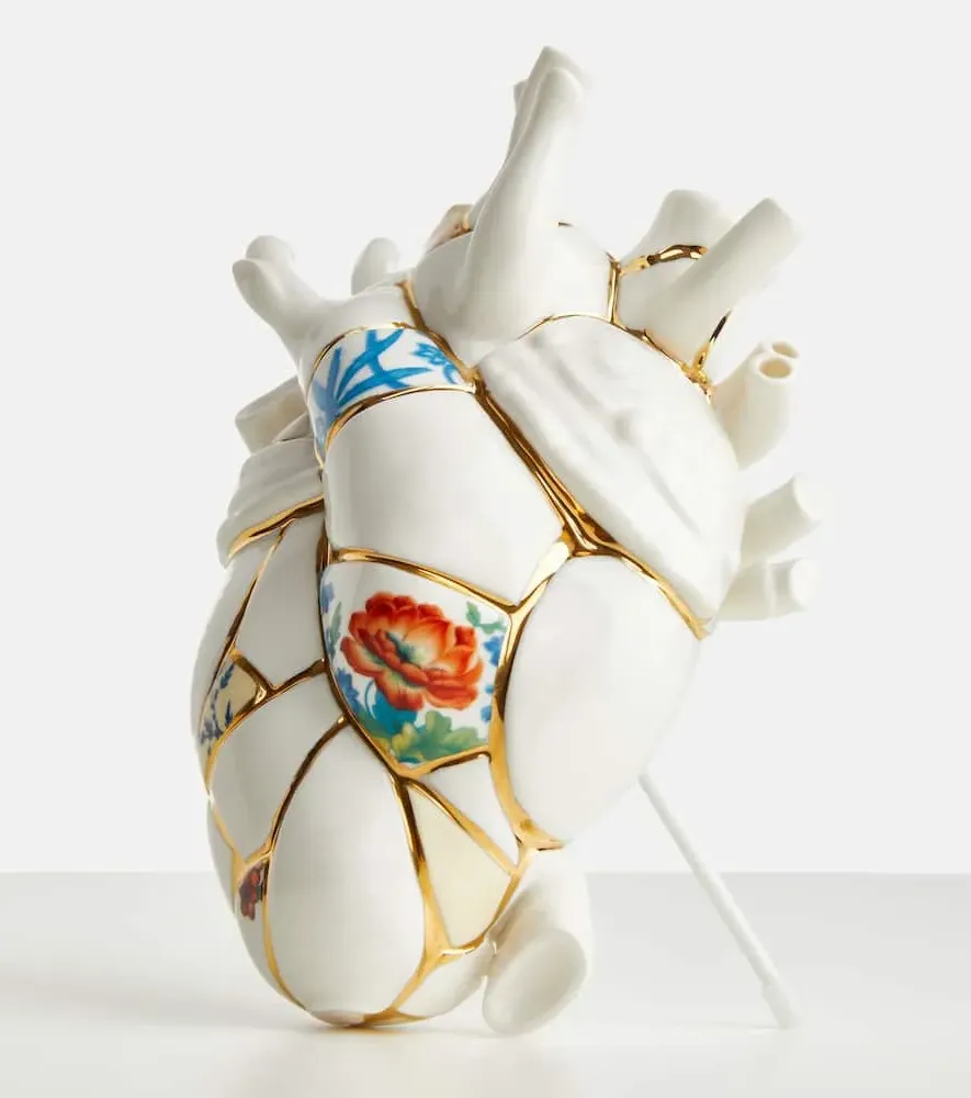 Kintsugi Love In Bloom Vase by Marcantonio Raimondi Malerba