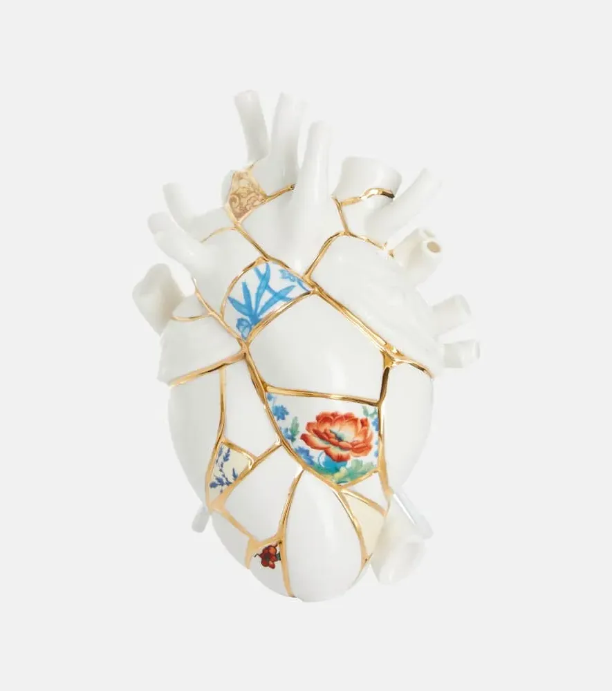 Love In Bloom Kintsugi Vase by Marcantonio Raimondi Malerba