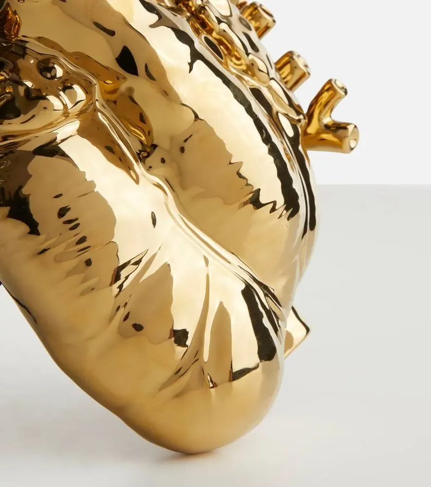 Love In Bloom Vase by Marcantonio Raimondi Malerba - Gold