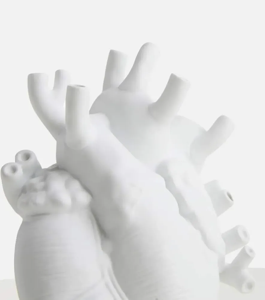 Love in Bloom Vase by Marcantonio Raimondi Malerba - White