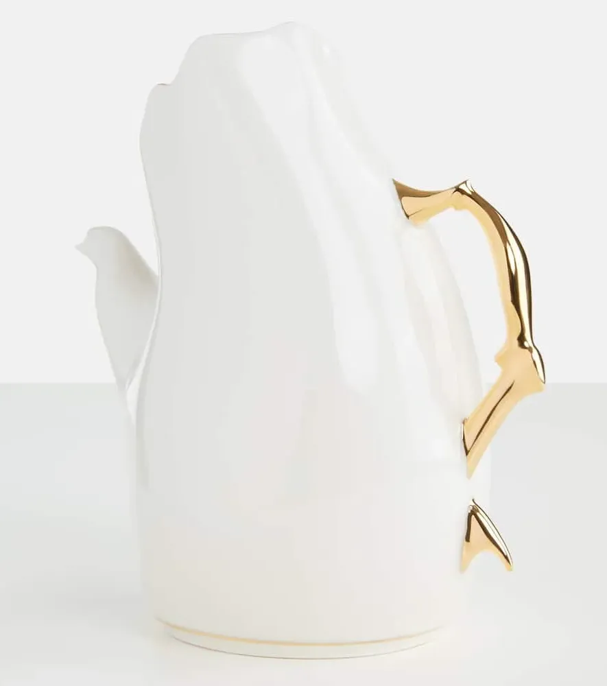 Meltdown Porcelain Teapot by JordanLuca - Multicolor