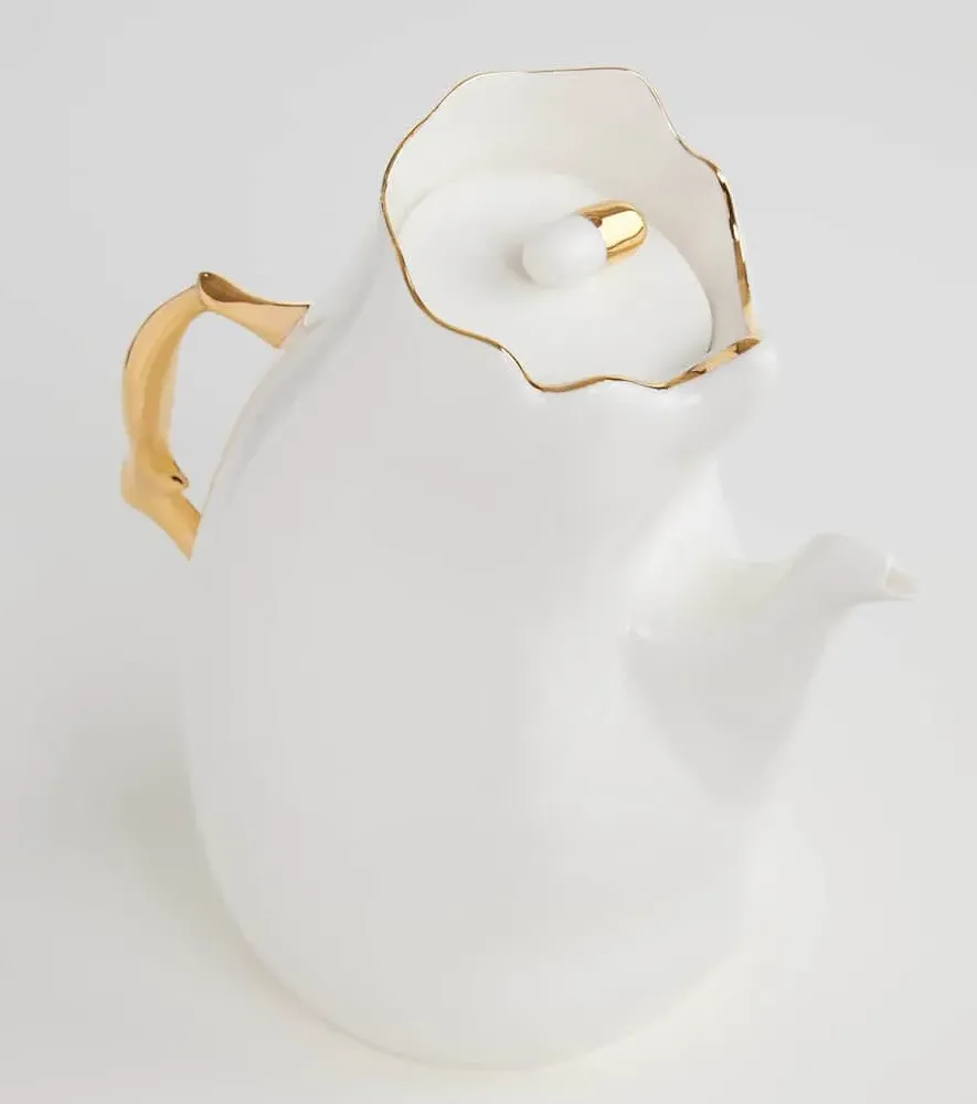 Meltdown Porcelain Teapot by JordanLuca - Multicolor image