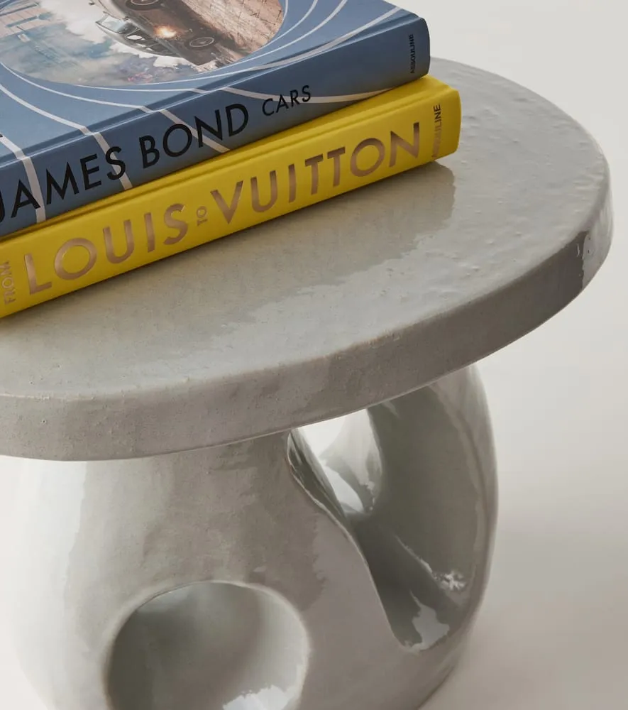 Ame 10 Side Table by Marie Michielssen - Gray, Stoneware