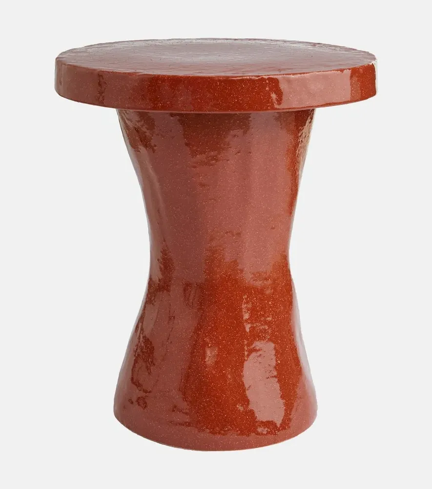 Caro Side Table by Marie Michielssen - Red, Stoneware