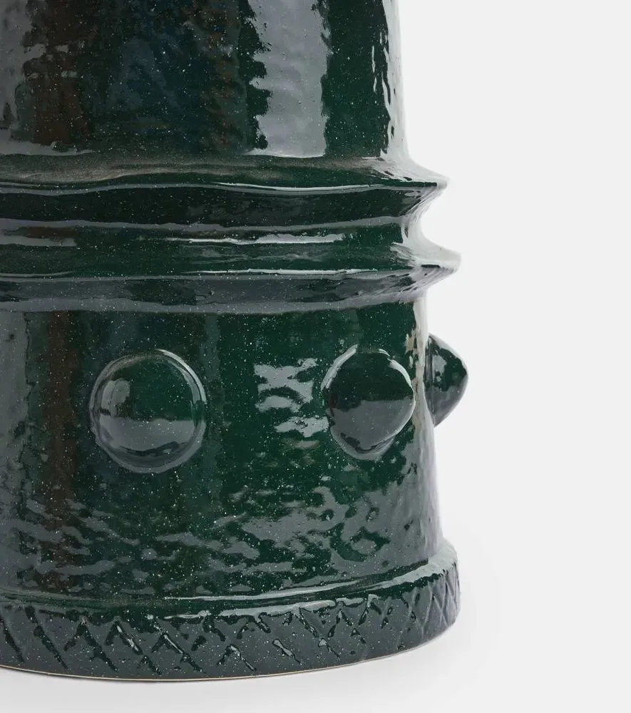 Clara Side Table by Marie Michielssen - Green, Stoneware