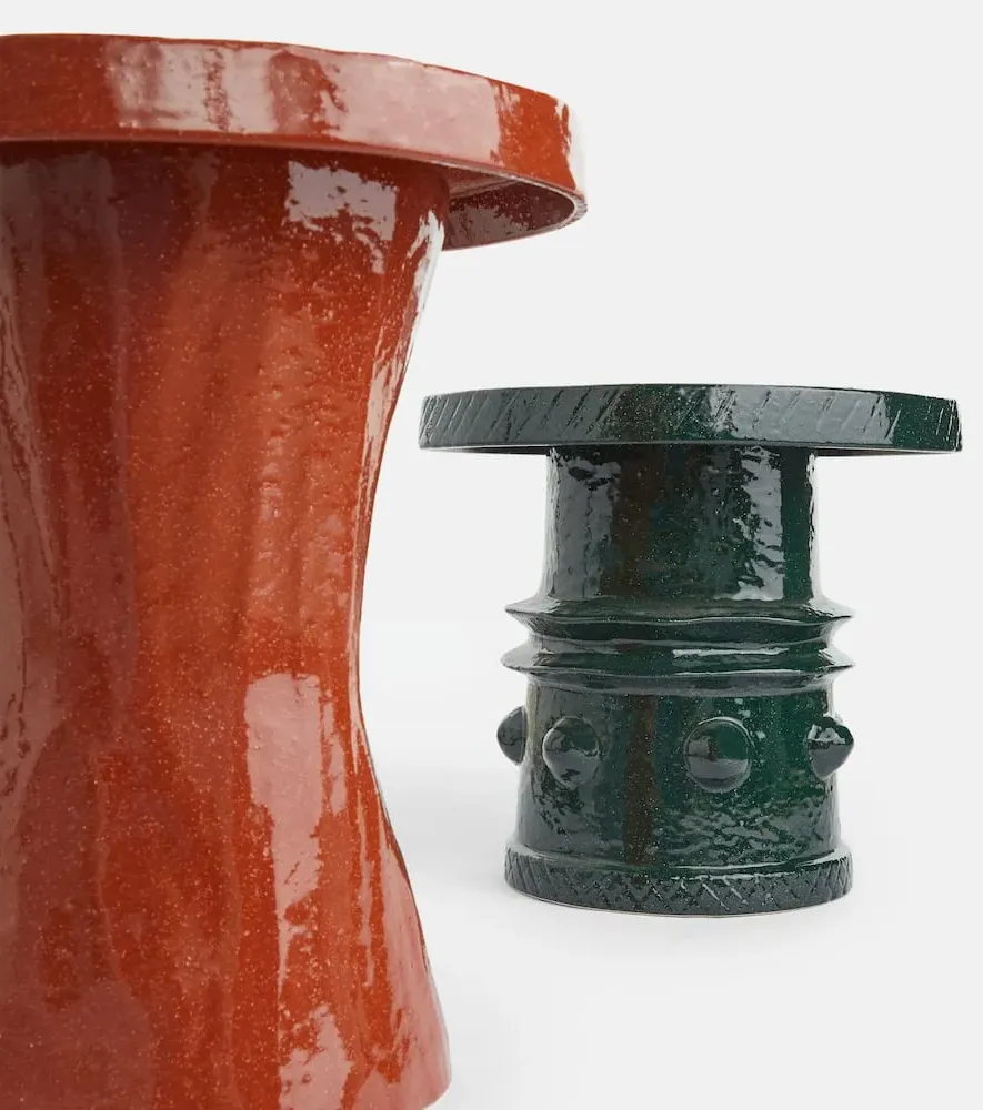 Clara Side Table by Marie Michielssen - Green, Stoneware