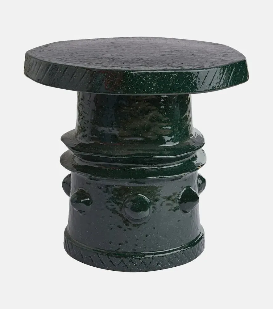 Clara Side Table by Marie Michielssen - Green, Stoneware